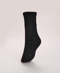 Kit-de-3-Meias-Masculinas-Trifil-Atoalhada-Cano-Medio-Preto-9974599-Preto_3
