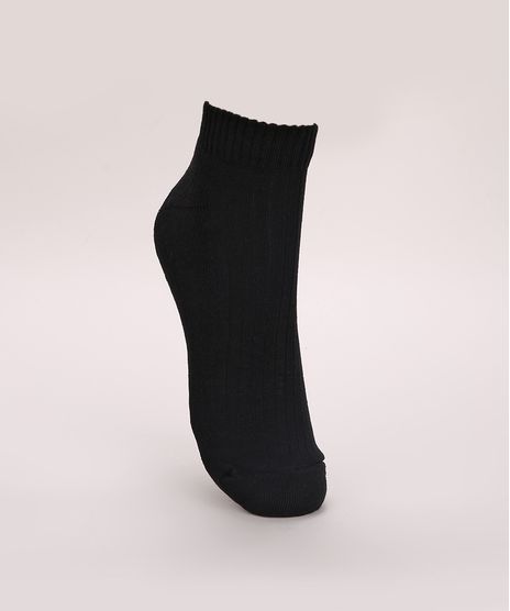 Meia-Masculina-Trifil-Canelada-Esportiva-Cano-Baixo-Preta-9974605-Preto_1