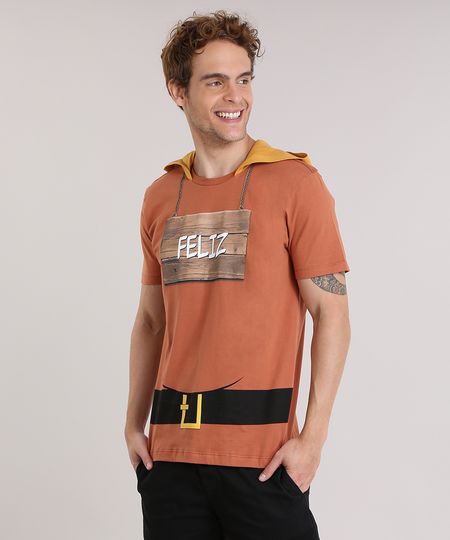 Camiseta-7-Anoes--Feliz--com-Capuz-Marrom-8933841-Marrom_1