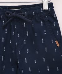 Bermuda-de-Sarja-Infantil-Estampado-Espinha-de-Peixe-com-Cordao-Azul-Marinho-9970933-Azul_Marinho_3