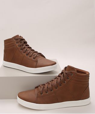 Tenis-Masculino-Oneself-em-Verniz-Cano-Alto-Marrom-9971447-Marrom_1