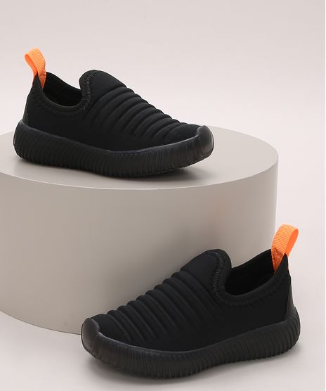 Tenis-Infantil-Texturizado-Knit-Calce-Facil-Preto-9973532-Preto_1