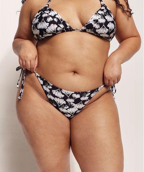 Biquini-Calcinha-Plus-Size-Ostra-Brasil-Tanga-Estampado-Floral-com-Protecao-UV50--Preto-9963446-Preto_1
