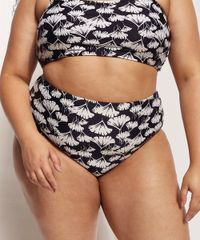 Biquini-Calcinha-Plus-Size-Ostra-Brasil-Hot-Pant-Estampado-Floral-com-Protecao-UV50--Preto-9963448-Preto_1