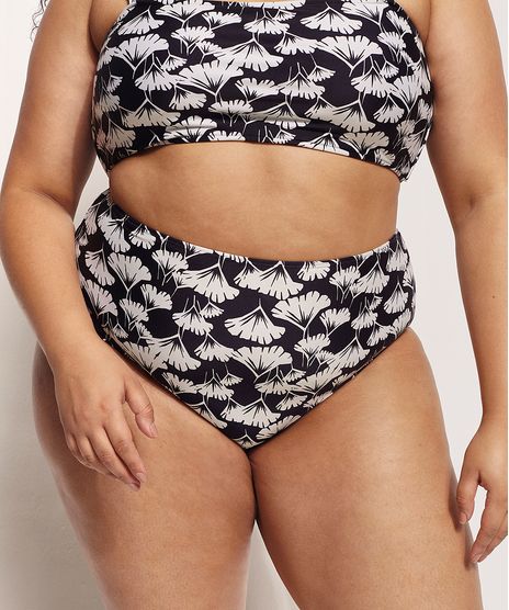 Biquini-Calcinha-Plus-Size-Ostra-Brasil-Hot-Pant-Estampado-Floral-com-Protecao-UV50--Preto-9963448-Preto_1