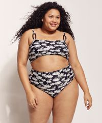 Biquini-Calcinha-Plus-Size-Ostra-Brasil-Hot-Pant-Estampado-Floral-com-Protecao-UV50--Preto-9963448-Preto_3
