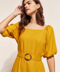 Vestido-Feminino-Ostra-Brasil-Midi-com-Linho-e-Cinto-Manga-Bufante-Mostarda-9963258-Mostarda_3
