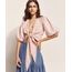 Blusa-Feminina-Ostra-Brasil-Cropped-com-Linho-e-No-Manga-Bufante-Decote-V-Profundo-Rose-9963009-Rose_1