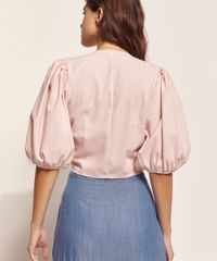 Blusa-Feminina-Ostra-Brasil-Cropped-com-Linho-e-No-Manga-Bufante-Decote-V-Profundo-Rose-9963009-Rose_2