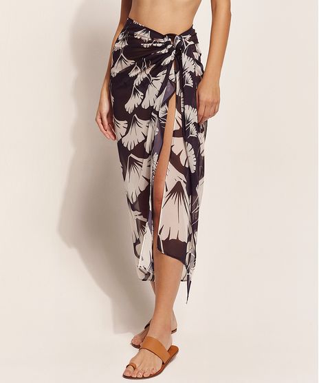 Saia-Saida-de-Praia-Ostra-Brasil-Midi-Estampada-Floral-com-Fenda-Preta-9977355-Preto_1