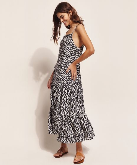 Vestido-Feminino-Ostra-Brasil-Midi-Cavado-Estampado-Floral-com-Recortes-Alca-Fina-Preto-9963000-Preto_1