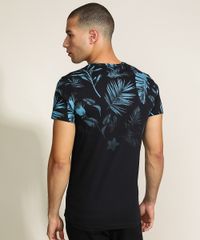Camiseta-Masculina-Estampada-Folhas-Manga-Curta-Gola-Careca-Preta-9960285-Preto_2