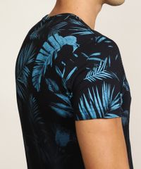 Camiseta-Masculina-Estampada-Folhas-Manga-Curta-Gola-Careca-Preta-9960285-Preto_4