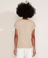 Blusa-Muscle-Tee-de-Trico-Feminina-Mindset-Manga-Curta-Decote-Redondo-Bege-Escuro-9952716-Bege_Escuro_2