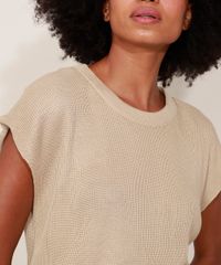 Blusa-Muscle-Tee-de-Trico-Feminina-Mindset-Manga-Curta-Decote-Redondo-Bege-Escuro-9952716-Bege_Escuro_4