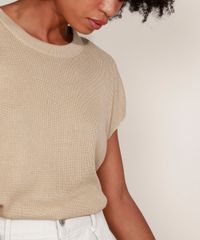 Blusa-Muscle-Tee-de-Trico-Feminina-Mindset-Manga-Curta-Decote-Redondo-Bege-Escuro-9952716-Bege_Escuro_5