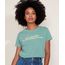 T-Shirt-Feminina-Mindset--Life-s-Too-Short--Manga-Curta-Decote-Redondo-Verde-9974960-Verde_1