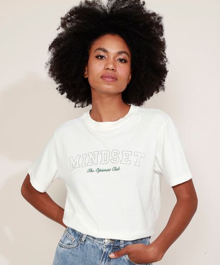 T-Shirt-Feminina-Mindset--The-Optimist-Club--Manga-Curta-Decote-Redondo-Off-White-9974958-Off_White_1