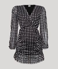 Vestido-de-Tule-Feminino-Mindset-Curto-Estampado-Xadrez-Vichy-Manga-Bufante-Preto-9975488-Preto_6