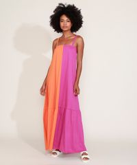 Vestido-Feminino-Mindset-Longo-Bicolor-com-Recorte-Alca-Fina-Multicor-9979855-Multicor_3