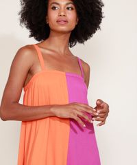 Vestido-Feminino-Mindset-Longo-Bicolor-com-Recorte-Alca-Fina-Multicor-9979855-Multicor_4
