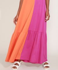 Vestido-Feminino-Mindset-Longo-Bicolor-com-Recorte-Alca-Fina-Multicor-9979855-Multicor_5