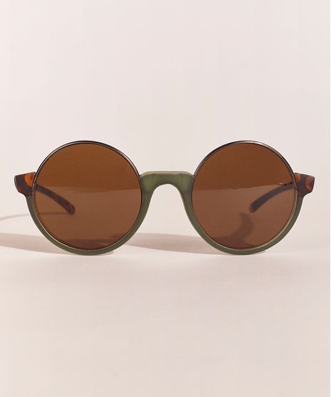 Oculos-de-Sol-Redondo-Feminino-Ostra-Brasil-Verde-9966388-Verde_1