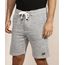 Bermuda-de-Moletom-Masculina-Reta-Texturizado-com-Bolsos-Cinza-Mescla-Claro-9967980-Cinza_Mescla_Claro_1