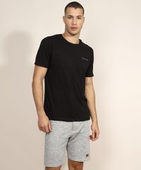 Bermuda-de-Moletom-Masculina-Reta-Texturizado-com-Bolsos-Cinza-Mescla-Claro-9967980-Cinza_Mescla_Claro_5