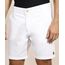 Bermuda-Masculina-de-Sarja-Reta-com-Bolsos-Branco-9970046-Branco_1