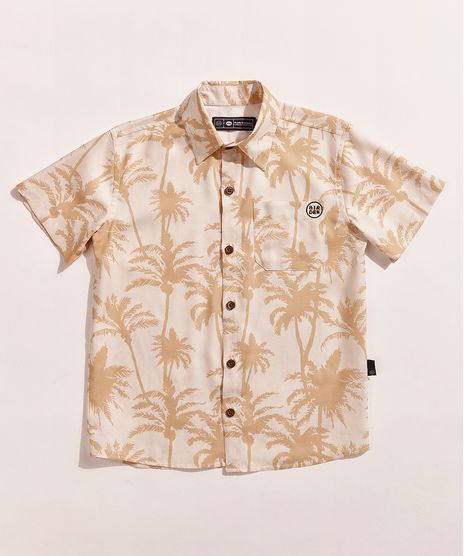 Camisa-Infantil-Tal-Pai-Tal-Filho-Birden-Coqueiros-Manga-Curta-Bege-Claro-9969479-Bege_Claro_1
