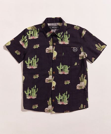 Camisa-Infantil-Birden-Caveira-e-Cacto-Manga-Curta-com-Bolso-Preta-9969999-Preto_1 Camisa-Infantil-Birden-Caveira-e-Cacto-Manga-Curta-com-Bolso-Preta-9969999-Preto_1