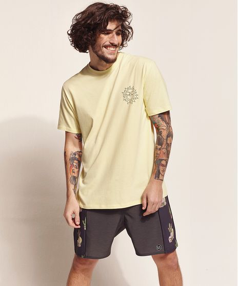 Camiseta-Masculina-Birden-Tal-Pai-Tal-Filho-Sol--Radiate-Positivy--Manga-Curta-Gola-Careca-Amarelo-Claro-9970451-Amarelo_Claro_1