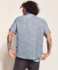 Camisa-Masculina-Birden-Tal-Pai-Tal-Filho-Nuvens-Manga-Curta-com-Bolso-Azul-Claro-9970462-Azul_Claro_2