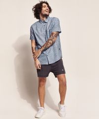 Camisa-Masculina-Birden-Tal-Pai-Tal-Filho-Nuvens-Manga-Curta-com-Bolso-Azul-Claro-9970462-Azul_Claro_3