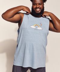 Regata-Masculina-Plus-Size-Birden-Arco-Iris-Gola-Careca-Azul-9970461-Azul_1