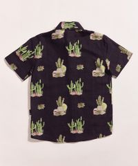 Camisa-Infantil-Birden-Caveira-e-Cacto-Manga-Curta-com-Bolso-Preta-9969474-Preto_2