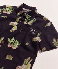 Camisa-Infantil-Birden-Caveira-e-Cacto-Manga-Curta-com-Bolso-Preta-9969474-Preto_3