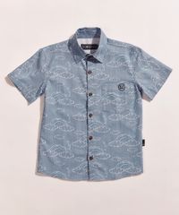 Camisa-Infantil-Birden-Tal-Pai-Tal-Filho-Nuvens-Manga-Curta-com-Bolso-Azul-Claro-9969476-Azul_Claro_1