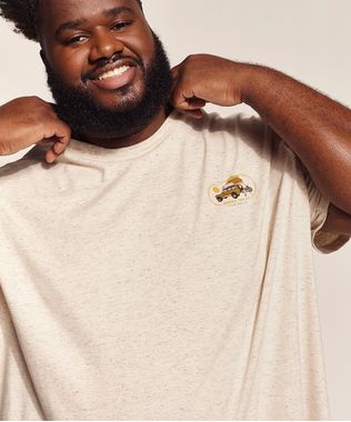 Camiseta-Masculina-Plus-Size-Birden-Acampamento-Manga-Curta-Gola-Careca-Bege-Claro-9970446-Bege_Claro_1