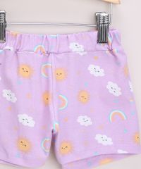 Conjunto-Infantil-de-Regata-com-Babados-Manga-Curta-Amarela---Short-Estampado-Lilas-9968285-Lilas_4