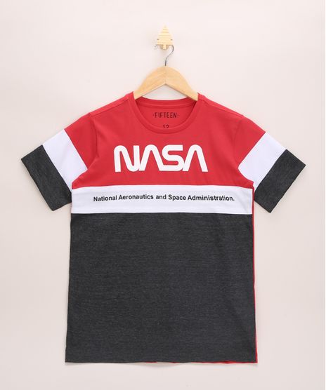Camiseta-Juvenil-NASA-com-Recorte-Manga-Curta-Gola-Careca-Vermelha-9968439-Vermelho_1