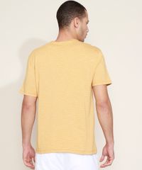 Camiseta-Masculina--Searching--Manga-Curta-Gola-Careca-Amarela-9612098-Amarelo_1_2