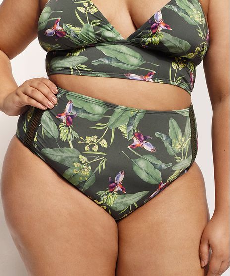 Biquini-Calcinha-Plus-Size-EMI-Beachwear-Hot-Pant-Estampado-Bananeiras-com-Entremeio-Protecao-UV50--Biodegradavel-Verde-Escuro-9962857-Verde_Escuro_1