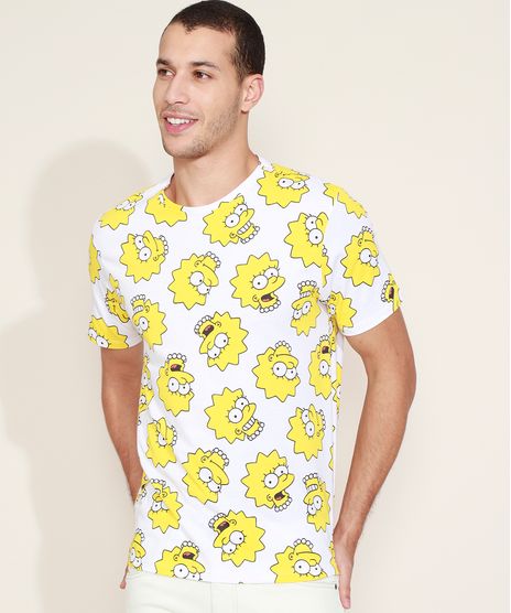 Camiseta-Masculina-Estampada-Lisa-Simpson-Manga-Curta-Gola-Careca-Branca-9961603-Branco_1