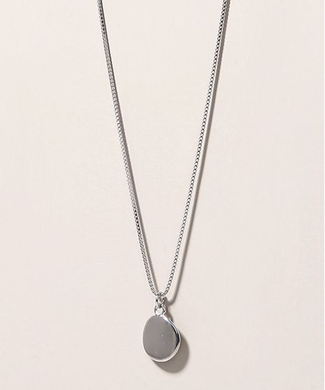 Colar-Feminino-Longo-com-Pingente-Arredondado-Prateado-9972309-Prateado_1