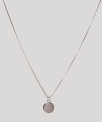 Colar-Feminino-Longo-com-Pingente-Arredondado-Prateado-9972309-Prateado_2