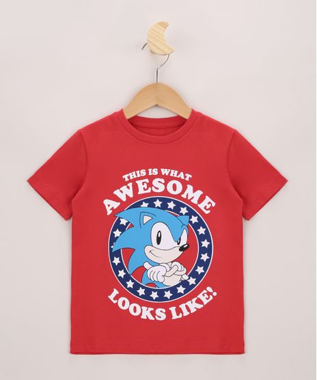 Camiseta-Infantil-Sonic-Manga-Curta-Gola-Careca-Vermelha-9974446-Vermelho_1