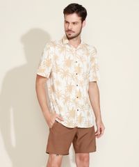 Camisa-Masculina-Tal-Pai-Tal-Filho-Birden-Coqueiros-Manga-Curta-Bege-Claro-9970234-Bege_Claro_5