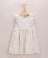 Vestido-Infantil-Listrado-com-Lurex-e-Babados-Sem-Manga-Off-White-9964375-Off_White_1